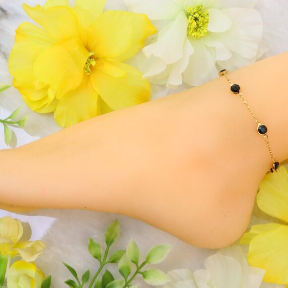 Minimalist Anklet, Sleek & Modern Design, Women’s Fashion, YC110454-A - Picture 10 of 10